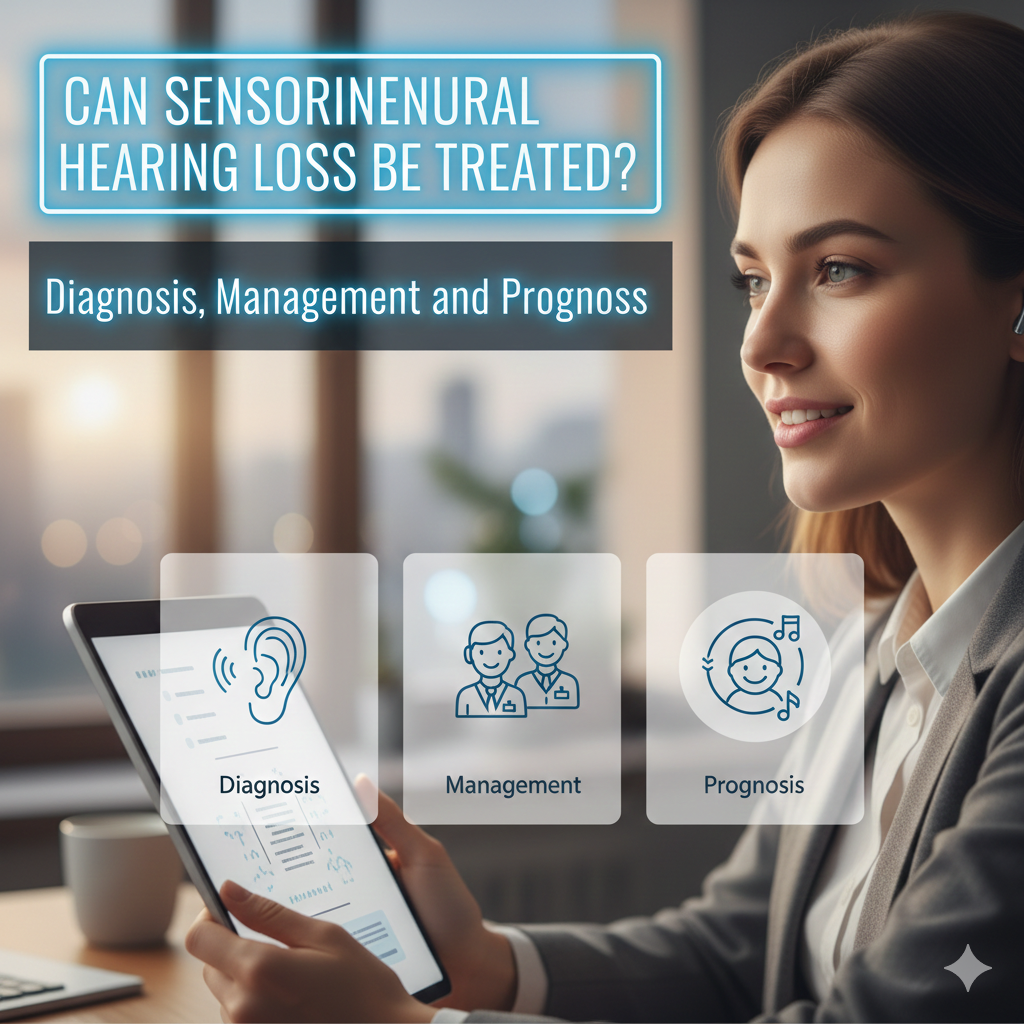 Can Sensorineural Hearing Loss Be Treated? Diagnosis, Management, and Prognosis